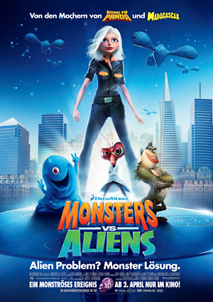 Monsters vs. Aliens (R: Rob Letterman, Conrad Vernon)