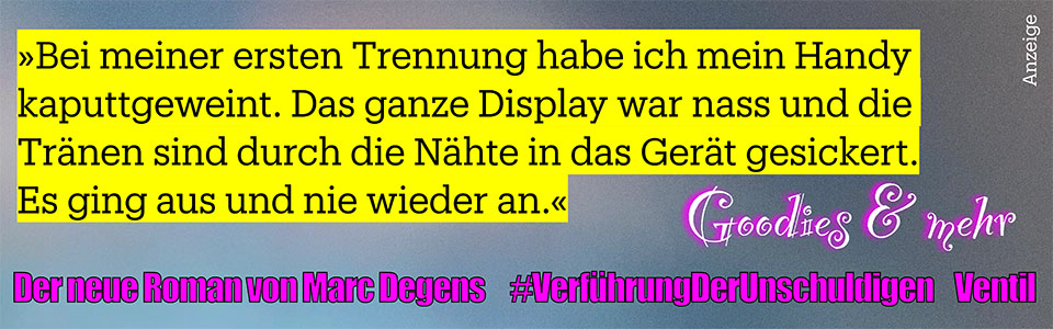 Marc Degens: Verfhrung der Unschuldigen. Roman
